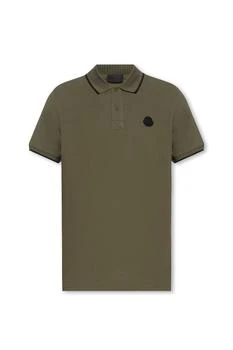Moncler | Moncler Logo Printed Short-Sleeved Polo Shirt 9.5折