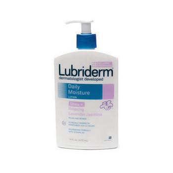 product Lubriderm Daily Moisture Lotion, Lavender Jasmine - 16 Oz image