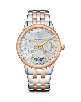 Citizen | Eco-Drive Calendrier Watch, 37mm,商家Bloomingdale's,价格¥2818