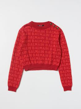 推荐Balmain jacquard wool blend sweater商品