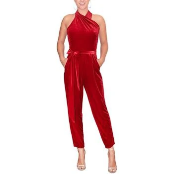 推荐Rachel Rachel Roy Womens Harland Velvet Halter Jumpsuit商品