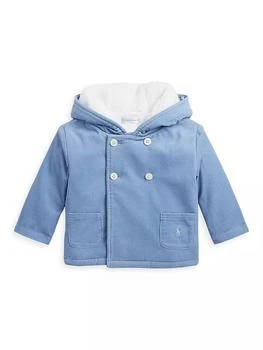 推荐Baby Boy's Double-Breasted Hooded Jacket商品
