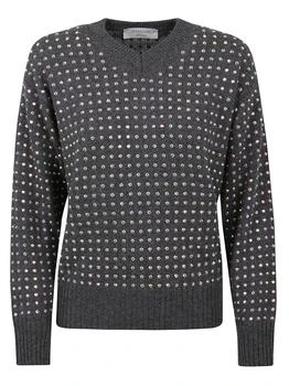 Max Mara | Sportmax Embellished V-Neck Sweater 6.7折