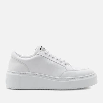 推荐Valentino Women's Baraga Summer Embossed Leather Flatform Trainers商品