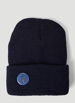 推荐Badge Beanie Hat in Blue商品