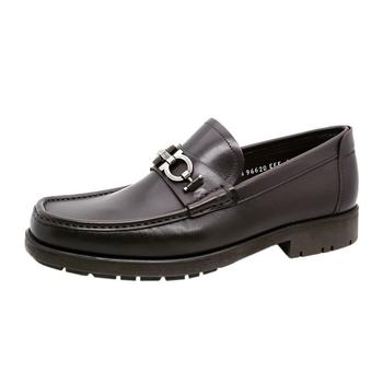 菲拉格慕香水眉笔, Salvatore Ferragamo | 香港直邮SALVATOREFERRAGAMO菲拉格慕男士棕色皮革乐福鞋0390530商品图片 额外8.2折x额外9折, 额外八二折, 额外九折
