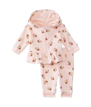 Ralph Lauren | Floral Velour Hoodie & Jogger Pants Set (Infant),商家Zappos,价格¥305