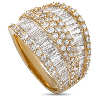 商品LB Exclusive | 18K Yellow Gold 3.55 ct Diamond Ring,商家Jomashop,价格¥33514图片