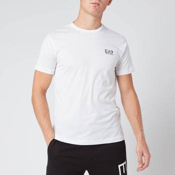 推荐EA7 Men's Identity T-Shirt - White商品