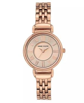 Anne Klein | Women's Rose Gold-Tone Bracelet Watch 30mm,商家Macy's,价格¥378