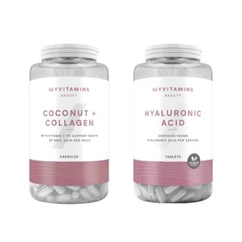 Myvitamins | Myvitamins Coconut and Collagen + Hyaluronic Acid Bundle,商家The Hut,价格¥187