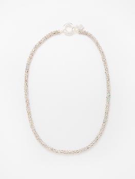 商品Pearl Octopuss.y | Skinny crystal & sterling silver-plated necklace,商家MATCHES,价格¥1281图片