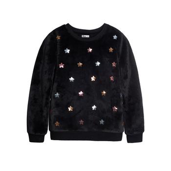 商品Big Girls Star Cozy Sweatshirt, Created For Macy's图片