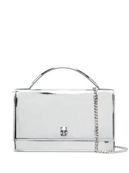 Alexander McQueen | ALEXANDER MCQUEEN - Skull Metallic Effect Crossbody Bag 额外8折, 独家减免邮费, 额外八折