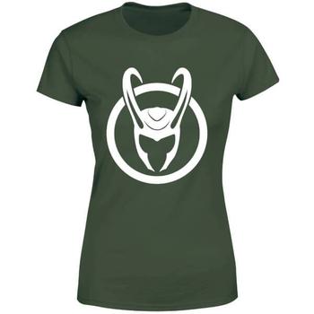 Marvel | Marvel Loki Logo T-Shirt Women's T-Shirt - Green商品图片,独家减免邮费
