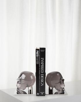 商品Acrylic Skull Bookends, Set of 2图片
