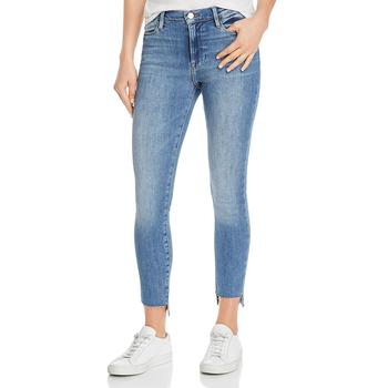 Frame Womens Le High Denim Raw Hem Skinny Jeans product img