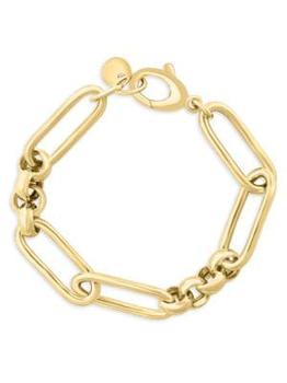 商品14K Goldplated Sterling Silver Link Chain Bracelet图片