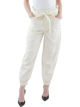 Ralph Lauren | Womens Linen Ankle Paperbag Pants 3.9折, 独家减免邮费