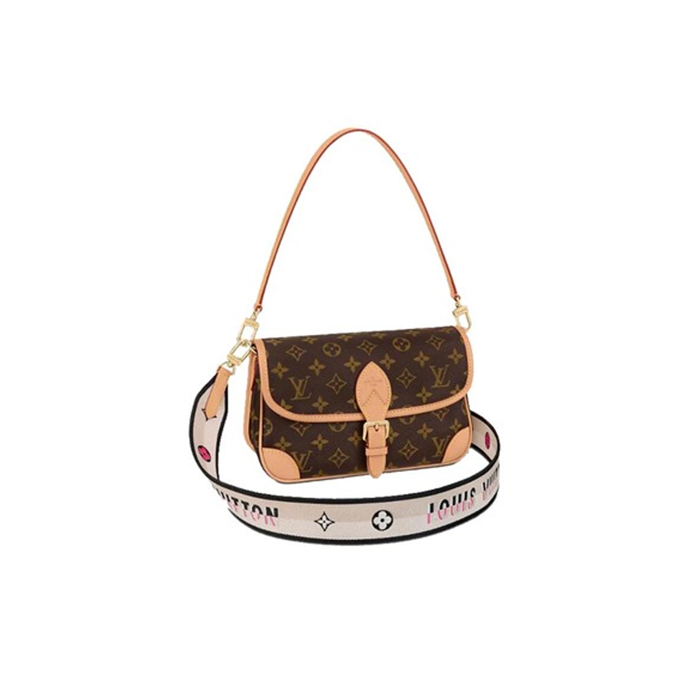 推荐Louis Vuitton/路易威登 DIANE 女士手袋单肩包双肩带 M45985 送礼好物��商品