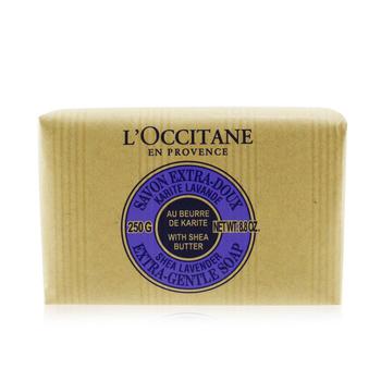 L'Occitane | L'Occitane 乳木果薰衣草味洁肤皂 身体皂 沐浴皂 温和保湿 滋养舒缓 温和洁肤  250g/8.8oz商品图片,额外9.5折, 额外九五折