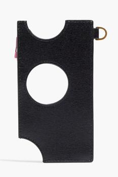 Off-White | Logo-print leather phone pouch商品图片,3折