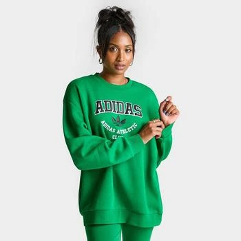 推荐Women's adidas Originals Collegiate Crewneck Sweatshirt商品