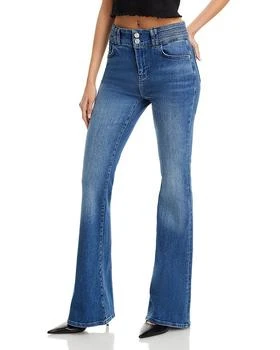 FRAME | Le High Rise Flare Jeans in Crossings 