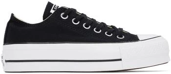 Converse | Black Chuck Taylor All Star Lift Low Sneakers 4.6折