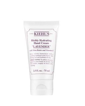 Kiehl's | Richly Hydrating Lavender Hand Cream 2.5 oz.商品图片,满$200减$25, 独家减免邮费, 满减