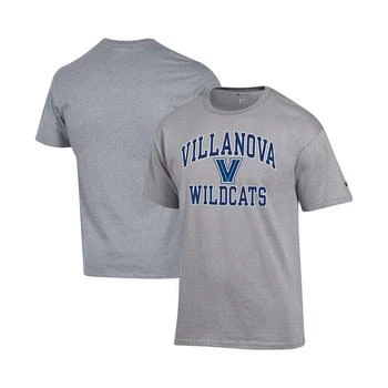 CHAMPION | Men's Heather Gray Villanova Wildcats High Motor T-shirt 