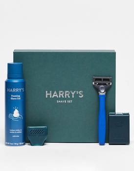 推荐Harry's Navy Blue Truman Shave Set with Shave Gel商品