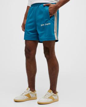 Palm Angels | Men's Pintuck Side-Stripe Track Shorts商品图片,