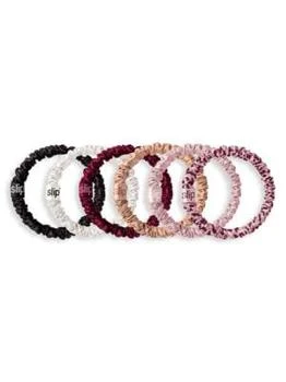 Slip | 6-Piece Logo Silk Hair Ties Set 7.6折