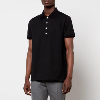 推荐Balmain Men's Monogram Cotton Pique Polo Shirt商品