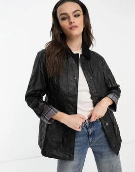 Barbour | Barbour Beadnell wax jacket in black 