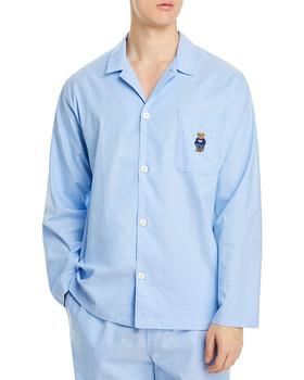 商品Ralph Lauren | Cotton Oxford Embroidered Button Down Pajama Shirt,商家Bloomingdale's,价格¥280图片