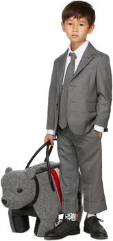 thom browne裤, Thom Browne | 灰色 Classic 儿童长裤商品图片 