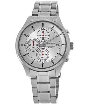 Seiko | Seiko Silver Chronograph Dial Stainless Steel Unisex Watch SKS535P1商品图片,4.5折