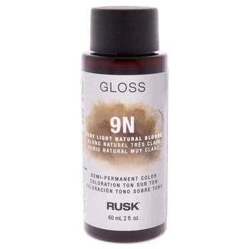 Rusk | Deepshine Gloss Demi-Permanent Color - 9N Very Light Natural Blonde by Rusk for Unisex - 2 oz Hair Color,商家Premium Outlets,价格¥124