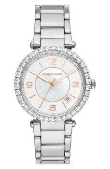 Michael Kors | Parker Pavé Bracelet Watch, 38mm商品图片,5.1折