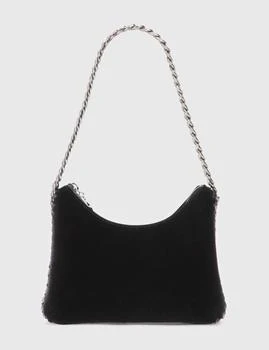 推荐Falabella Mini Velvet and Crystal Chain Shoulder Bag商品