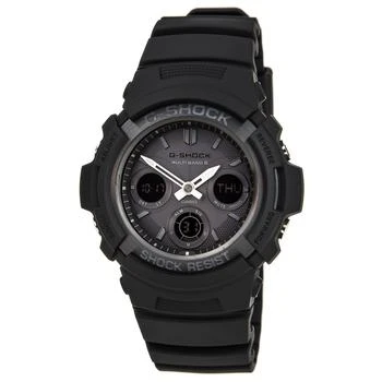 推荐Casio AWGM100B-1A Men's Ana-Digital Atomic Quartz G-Shock Black Dial Black Resin Watch商品