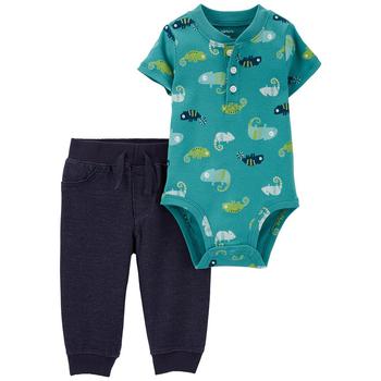 推荐Baby Boys 2-Piece Bodysuit & Pants Set商品