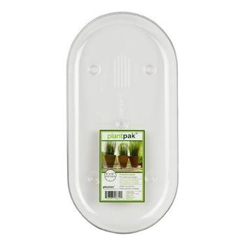 商品Plastec | Plantpak Oval Saucer, Clear, 18inL x 6in W,商家Macy's,价格¥94图片