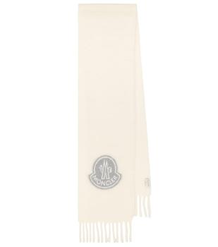 Moncler | Logo wool-blend scarf商品图片,