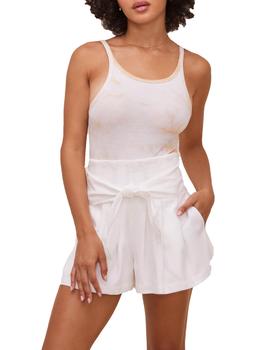 商品Marika Womens Linen Blend Pleated Dress Shorts图片