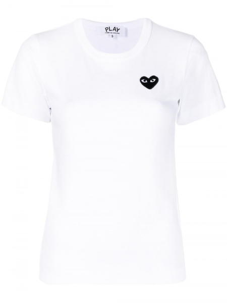 推荐COMME DES GARCONS 白色女士T恤 P1T063-B商品