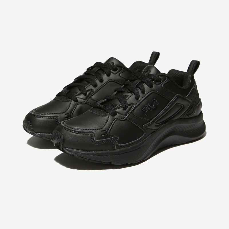 Fila | 【享贝家】FILA斐乐新款复古跑步鞋增高运动鞋男女同款黑色1RM02229E-001商品图片,4.6折, 包邮包税