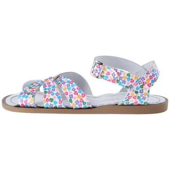 Salt Water Sandals | Toddler Girl's Floral Sandal In White,商家Premium Outlets,价格¥242